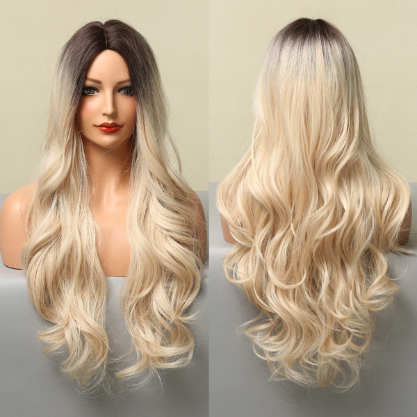 Deep Waves Blonde Wig